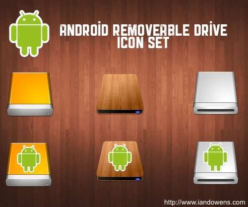 Android Drive Icons